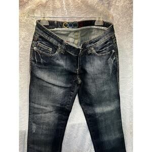 Coogi jeans, multi colored beaded, Size 9/10, preowned